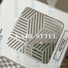 410 Stainless Steel Etched Ket002 Sheet for Decoration Materials